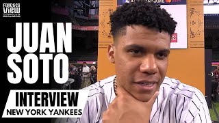 Juan Soto Discusses First Season With New York Yankees MLB AllStar  Full MLB AllStar Interview [upl. by Saul]