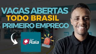 PRIMEIRO EMPREGO Rede de farmácias oferece VAGAS DE EMPREGO em TODO BRASIL [upl. by Cacie]