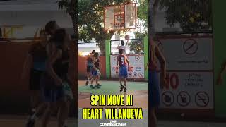 SPIN MOVE NI HEART VILLANUEVA  THE COMMISSIONERS MIDGET 16U BASKETBALL LEAGUE SEASON 5 [upl. by Honeyman]