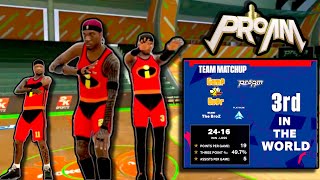 HOW I BEAT NUMBER 3 RANKED TEAM IN THE WORLD  NBA 2K24 PRO AM [upl. by Harrington779]