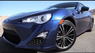 2013 Scion FRS Street Test Review [upl. by Ardnassela]