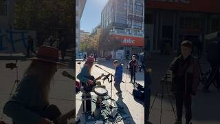 BLUES Rock with LOOPER on the street in Larissa GREECE The link to the complete video is below [upl. by Eatnoj]