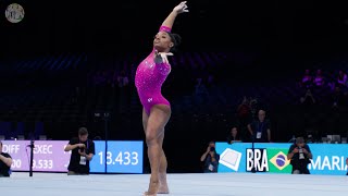 Simone Biles USA  FX  Podium Training  2023 World Championships Antwerp [upl. by Ecinaej]