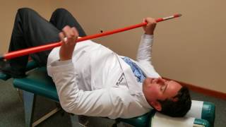 Increase External Shoulder Rotation with Only a Stick by Sussex County Chiropractor [upl. by Laveen]