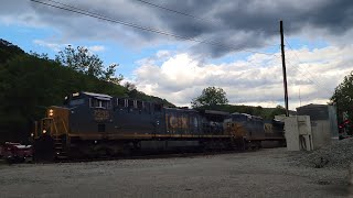 Railfanning In Ohiopyle Pennsylvania Phone Overheated No End Train [upl. by Rafi]