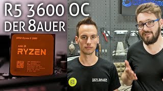 Ryzen 5 3600 Übertakten MIT der8auer ENDLICH mehr Leistung [upl. by Namzed]