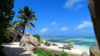 Anse Source DArgent Beach La Digue Island Seychelles La Digue Island Lodge Beaches of Seychelles 4k [upl. by Akiemehs]