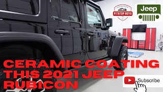 Ceramic coating this 2021 Jeep Rubicon [upl. by Lore]