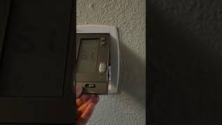 How to open a Filtrete 3M or 3M36 thermostat [upl. by Ozan446]