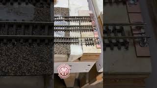 N Scale Modular Layout Construction Soldering Track [upl. by Aissac]