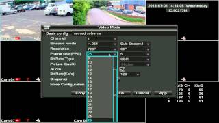 16 Channel AHD 720P Resolution CCTV DVR [upl. by Newbill679]