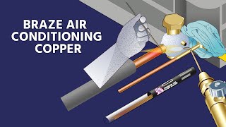 How to Braze Air Conditioning Copper [upl. by Ettenal]