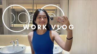 productive work vlog 👩🏻‍💻  realistic wfh and office days corporate girl life [upl. by Liborio]