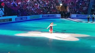 2024 worlds Figure skating victory ceremony 3rd place Charlene Guignard Marko worldfigure [upl. by Rihaz]