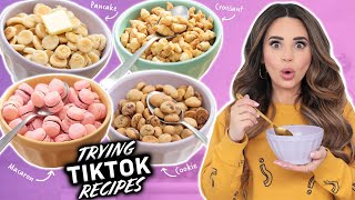 TRYING VIRAL TIKTOK CEREAL RECIPES  Part 3 [upl. by Guss810]