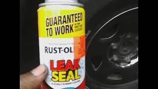 rust oleum leak sealer test as a under coating will it work [upl. by Ehgit379]