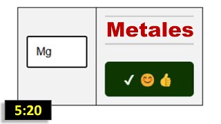 Aplicación para aprender los símbolos de los metales [upl. by Inalel880]