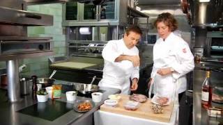 Cooking Quail with Chef Daniel Boulud and Ariane Daguin [upl. by Mohl]