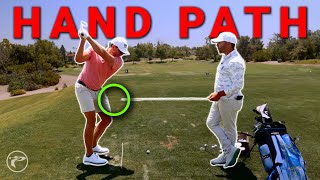 Hand Path In The Downswing [upl. by Adnahcir769]