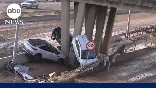 Flooding in Valencia Spain leaves dozens dead [upl. by Ormand]