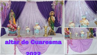 bellísimas ideas para decorar tu altar católico en semana santa Cuaresma pasión de Cristo o pascua [upl. by Anitsuj]