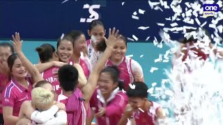 Alyssa Valdez delivers the championship point  2023 PVL AllFilipino Conference [upl. by Patt]