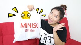 MINISO HAUL Shopping for MAKEUP and MORE  saytioco [upl. by Stevana]