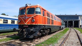 Andampfen Eisenbahnmuseum Strasshof am 07042024 [upl. by Tnomal447]