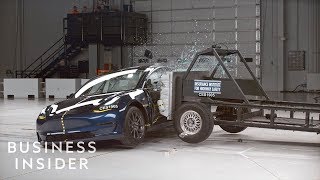 Why Teslas Model 3 Received A 5Star Crash Test Rating [upl. by Pelpel]