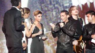 Emma e modà  Wind music awards 2011  Premiazione [upl. by Anaet629]