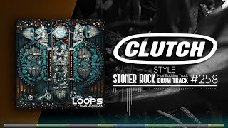 Stoner Rock Drum Track  Clutch Style  165 bpm [upl. by Atterol123]