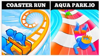 Coaster Runner vs Aquaparkio  Android iOS Mobile Gameplay Walkthrough KLSKINBOX [upl. by Enitsirt733]