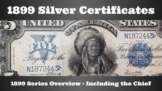 1899 Silver Certificates  1899 Series Overview  Including quotThe Chiefquot [upl. by Pardo971]