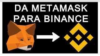 COMO ENVIAR DA METAMASK PARA BINANCE FÁCIL E RÁPIDO [upl. by Farman]