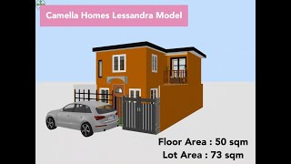 CAMELLA HOMES Lessandra Frielle 3D Design with 4 Bedrooms 50x73sqm [upl. by Roskes]