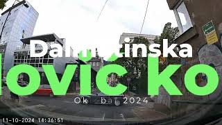 Vožnja Dalmatinska ulica  Sokolović kolonija october 2024 visitbosnia visitsarajevo dashcam [upl. by Anaud]