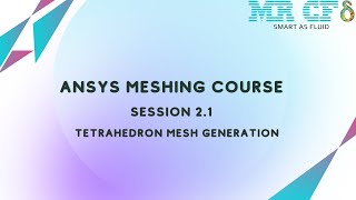 ANSYS Meshing Full Free Course Session 21 Tetrahedron Mesh Generation [upl. by Refotsirk]