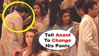 Radhika Merchant SHOUTING At Anant Ambani At Isha Ambani Wedding [upl. by Nnairak]