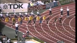 Carl Lewis100mWRTokyo1991 World Championships [upl. by Moss371]