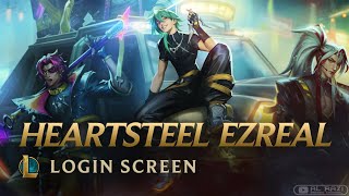 Heartsteel Ezreal  Login Screen  League of Legends 4K 60fps Animated Splash Art [upl. by Kcirdde]