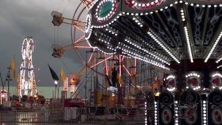 OHIO STATE FAIR 2011 Friday night storm [upl. by Yrrat]