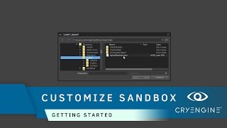 How to customize the CRYENGINE User Interface  Getting Started [upl. by Bloom10]