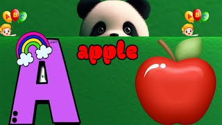 ABC Song  A to Z Nursery Rhymes by Baby Fruit Dancing Sensory Video abcd [upl. by Assenaj]