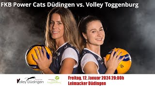 Volleyball NLA Volley Düdingen  Raiffeisen Volley Toggenburg [upl. by Nyral]