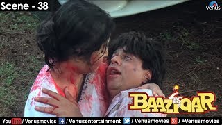 Sharukh Khan dying Baazigar [upl. by Vladamir]