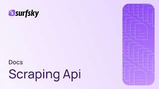 Web Scraping Api  Guide To Use Api [upl. by Petty697]