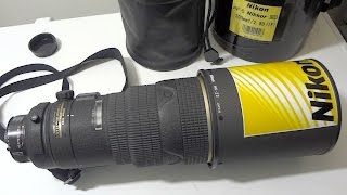 Nikkor 300mm f28 AFS Close look and detailed explanation [upl. by Noni]