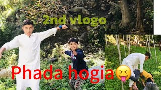 My second vlog phada hogia😝😝😂youngyoutubers [upl. by Eam]