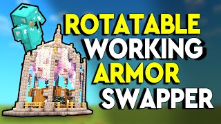 Rotatable Armor Swapper Minecraft Tutorial  Java amp Bedrock  MCPE [upl. by Khanna]