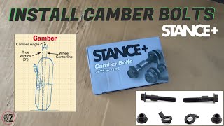 How to Install Camber Bolts  Camber Bolts Explained EASY Camber Bolts [upl. by Ibrab]